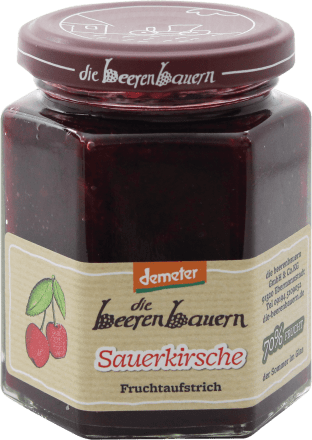 die beerenbauern Confettura di visciole biologica, 200 g Acquisti online  sempre convenienti