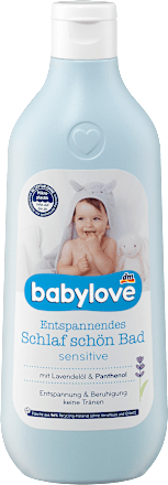 babyloveBaby Badezusatz Entspannendes Schlaf schön Bad sensitive, 500 ml