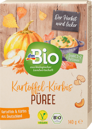 dmBio Purè biologico di zucca e patate, 140 g Acquisti online sempre  convenienti