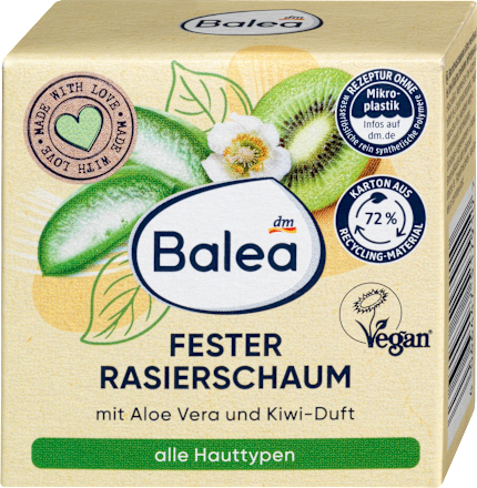 BaleaFester Rasierschaum Aloe Vera & Kiwi, 60 g