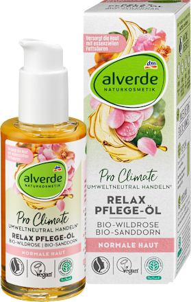 alverde NATURKOSMETIKalverde Relax Pflege-Öl Bio-Wildrose, Bio-Sanddorn, 100 ml