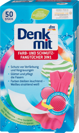 Denkmit3in1 Farb- und Schmutzfangtücher, 50 St