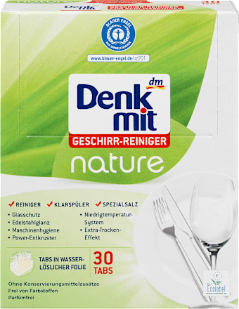 DenkmitSpülmaschinen-Tabs nature, 30 St