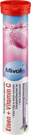 Mivolis Eisen + Vitamin C Brausetabletten 20 St., 82 g