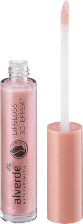 alverde NATURKOSMETIKLipgloss 3D Effekt 02 Pink Crush, 5 ml