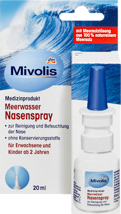 MivolisMeerwasser Nasenspray, 20 mlMedizinprodukt