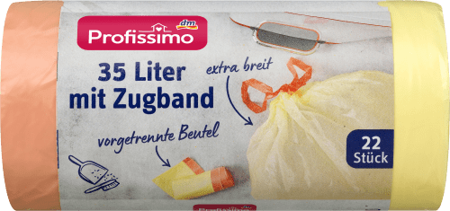 Profissimo Müllbeutel 35 l mit Zugband, 22 St dauerhaft günstig online  kaufen
