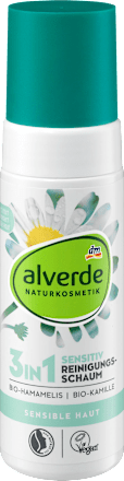 alverde NATURKOSMETIKReinigungsschaum Sensitiv, 150 ml
