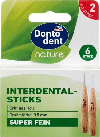 DontodentInterdentalbürsten nature 0,5 mm ISO 2, 6 St
