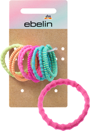 ebelinHaargummis gerafft Farb-Mix, 12 St