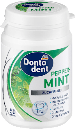 DontodentKaugummi, Peppermint mit Xylit, 50 St