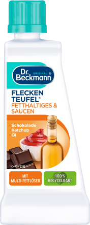 Dr. Beckmann Fleckenentferner Fleckenteufel fetthaltiges & Saucen, 50 ml