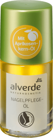 alverde NATURKOSMETIKNagelöl mit Aprikosenkernöl & Sanddornextrakt, 10 ml