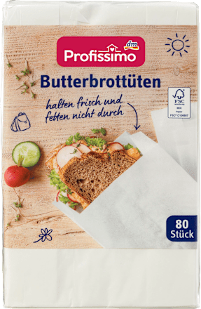 ProfissimoButterbrotpapiertüten, 80 St