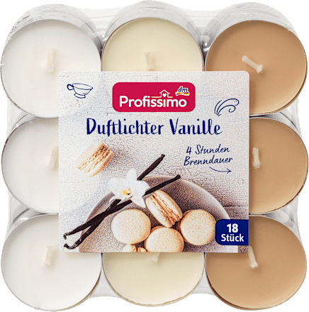 Profissimo Duftlichter Vanille, 18 St