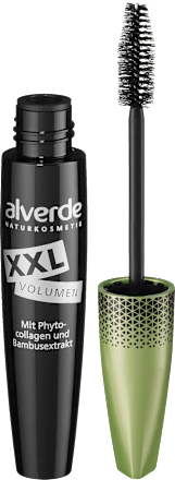 alverde NATURKOSMETIKMascara XXL-Volumen 010 Schwarz, 12 ml