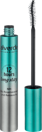 alverde NATURKOSMETIKMascara 12 Hours Long Stay 10 Schwarz, 9 ml