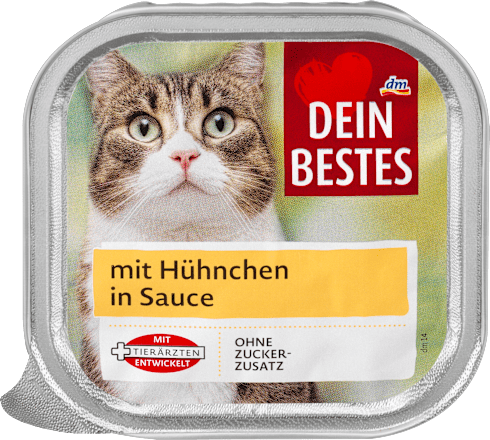 Dein BestesNassfutter Katze mit Hühnchen in Sauce, 100 gAlleinfuttermittel