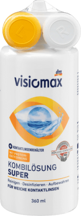VISIOMAXKontaktlinsen-Pflegemittel Kombilösung Super mit Behälter, 360 mlMedizinprodukt