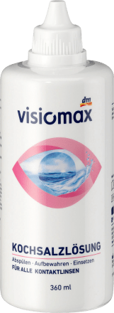 VISIOMAXKontaktlinsen-Pflegemittel Kochsalzlösung, 360 ml