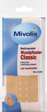 Mivolis Wundpflaster Classic 1 m x 6 cm, 1 m