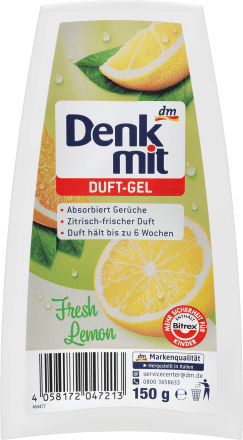 DenkmitLufterfrischer Duft-Gel Fresh Lemon, 150 g