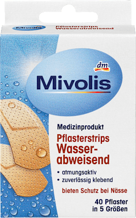 MivolisPflasterstrips Wasserabweisend, 40 St