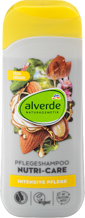alverde NATURKOSMETIKShampoo Nutri-Care Bio-Mandel, Bio-Argan, 200 ml