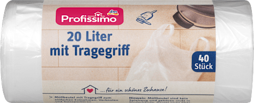 ProfissimoMüllbeutel 20 l mit Tragegriff, 40 St