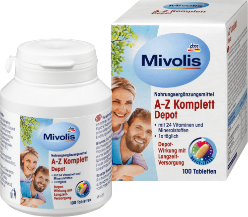 MivolisA-Z Komplett Depot, Tabletten, 100 St., 138 gNahrungsergänzungsmittel