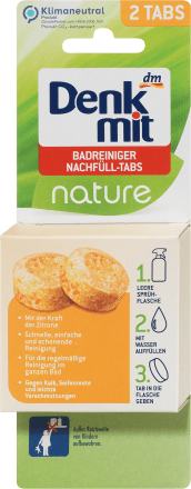 Denkmit Badreiniger Tabs nature Nachfüllpack, 2 St
