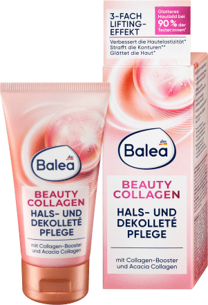 Balea Hals- und Dekolleté Pflege Beauty Collagen, 50 ml
