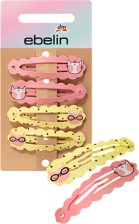 ebelinHaarclipse Katzengesicht, 4 St