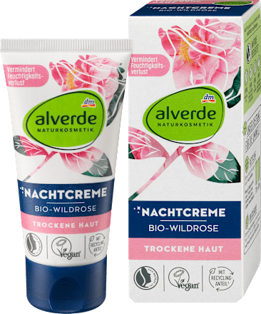 alverde NATURKOSMETIKNachtcreme Wildrose, 50 ml