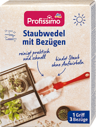 ProfissimoStaubwedel mit Bezügen, Set: 1 Griff + 3 Bezüge, 1 St
