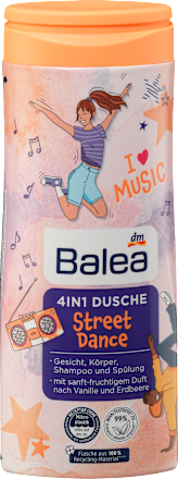 BaleaKinder Dusche 4in1 Street Dance, 300 ml