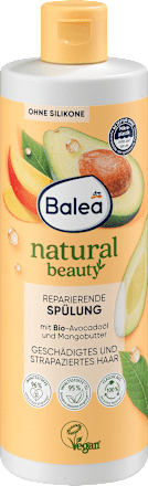 BaleaSpülung Natural Beauty Bio-Avocadoöl und Mangobutter, 350 ml