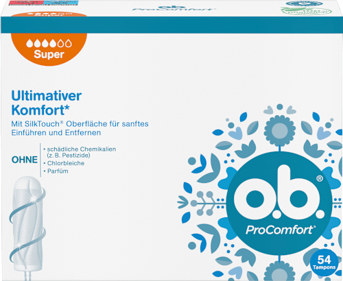 o.b. Tampons ProComfort Super 54 St dauerhaft g nstig online