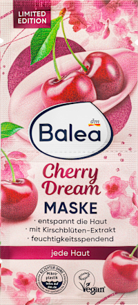 Balea Gesichtsmaske Cherry Dream (2x8 ml), 16 ml