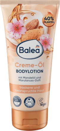 BaleaBodylotion Creme-Öl Mandelöl & Marulanuss-Duft, 200 ml