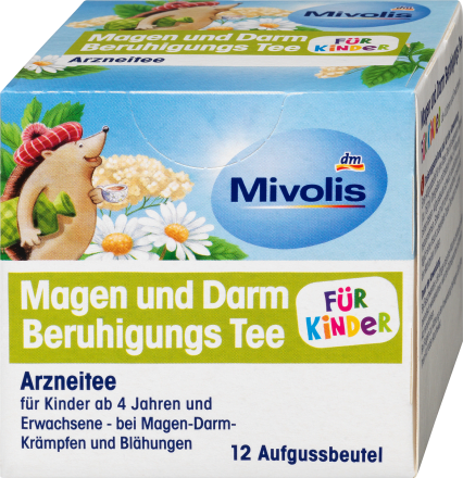 MivolisArznei-Tee, Magen und Darm Beruhigungs Tee für Kinder (12 Beutel), 18 gArzneimittel