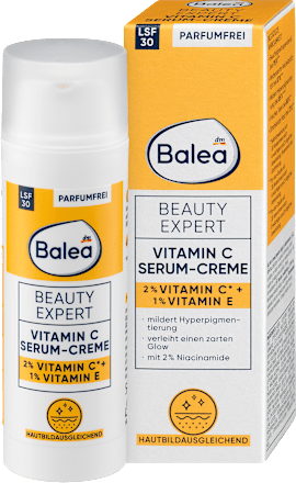 BaleaGesichtsserum Beauty Expert Vitamin C Serum-Creme LSF 30, 50 ml