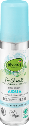 alverde NATURKOSMETIKDeo Spray Aqua Wasserminze Meeresmineralien, 75 ml