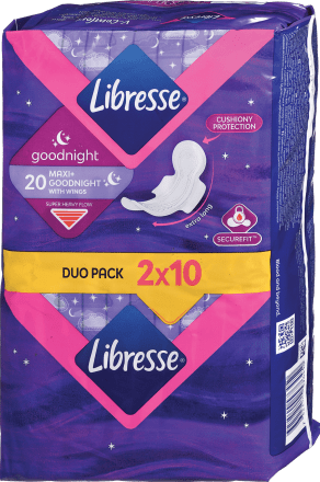 Libresse cheap goodnight maxi