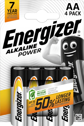 EnergizerBatterien Power AA, 4 St