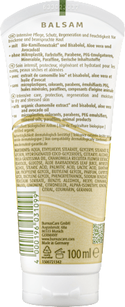 KamillHand- & Nagelcreme Balsam mit Bio-Kamille, Aloe Vera & Avocadoöl, 100 ml