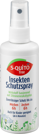 S-quitofreeInsektenschutzspray Zitroneneukalyptus, 100 mlBiozidprodukt