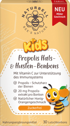 NaturbellPropolis Hals- und Husten-Bonbon Kids, 45 gNahrungsergänzungsmittel