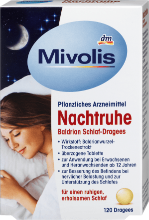 MivolisNachtruhe Baldrian Schlaf-Dragees, 120 StArzneimittel