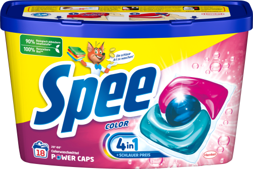 SpeeColorwaschmittel Caps Power, 18 Wl